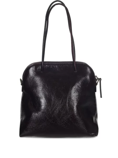 Geanta de piele Uma Wang din piele violet