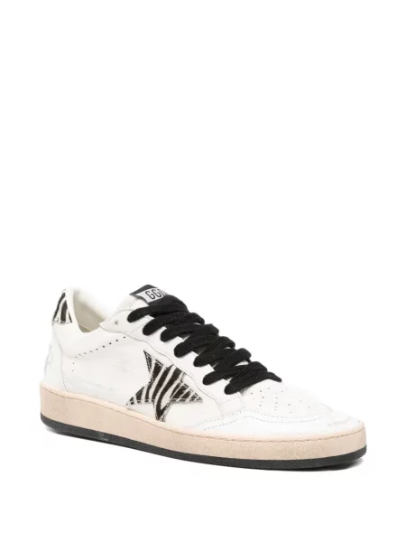 Sneakerși Golden Goose cu imagine cu model zebră