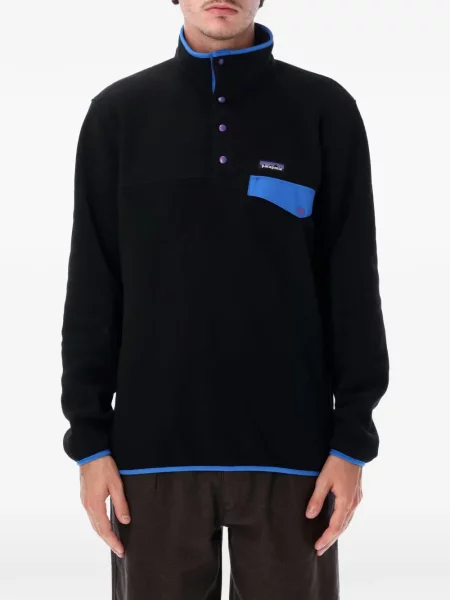 Pocnitură pulover Patagonia din fleece negru