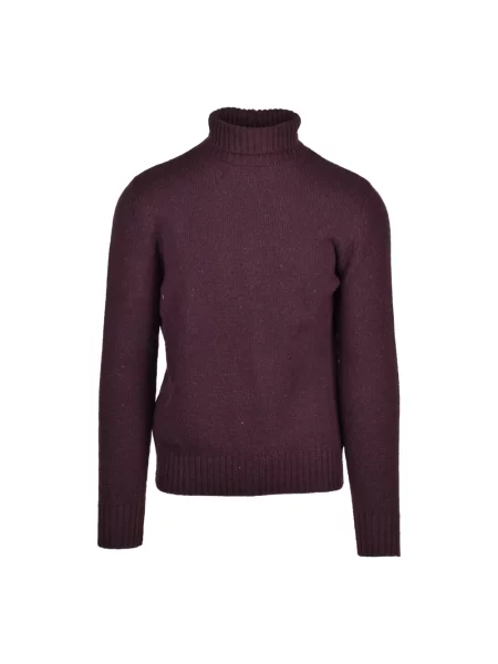 Golf Eleventy wełniany fioletowy