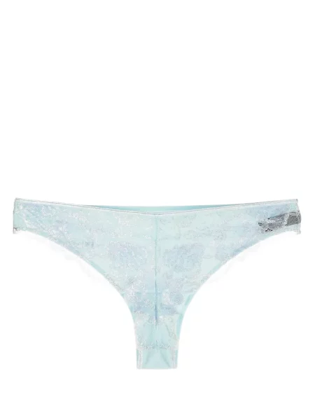 Gėlėtos nėriniuotos stringai Marlies Dekkers mėlyna