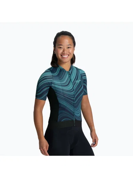 Дамска колоездачна тениска Rogelli Lynn blue синьо