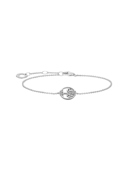 Bransoletka Thomas Sabo z kamieniami szara