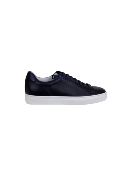 Sneakersy Doucal's skórzane czarne
