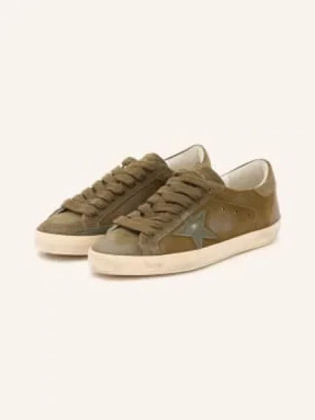 Golden Goose Trampki Super-Star gruen złote