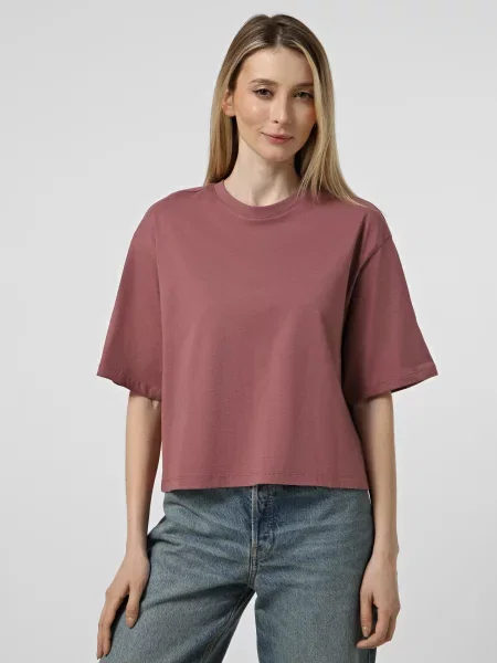 Футболка Only бордовий