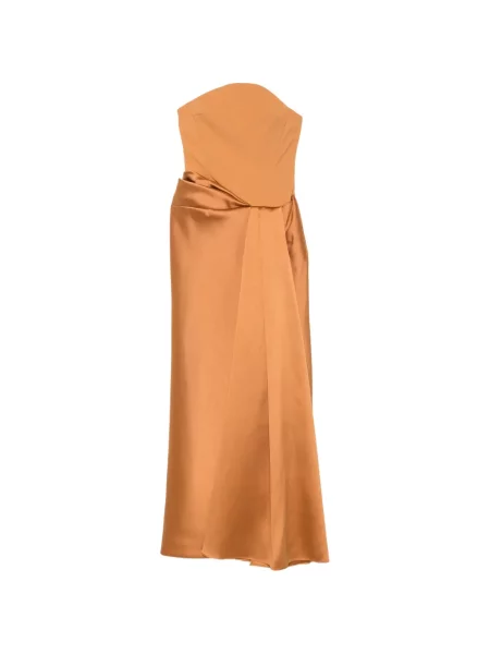 Rochie maxi Solace London portocaliu