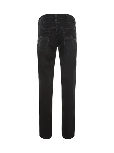 CAMP DAVID Jeans denim negru