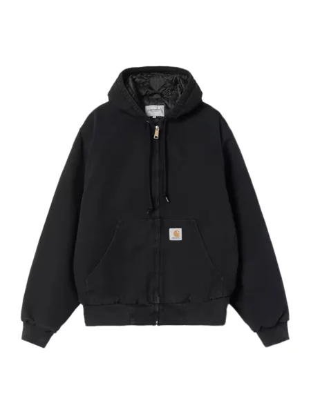 Kurtka Carhartt WIP OG Active Jacket UNISEX Black Stone Canvas M czarna