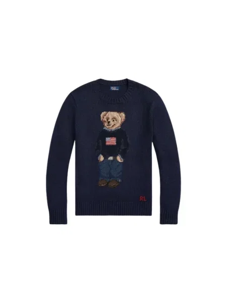 Polo Ralph Lauren sweter ciepły granatowy