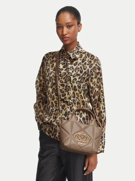 Torbica LOVE MOSCHINO Tamno bež