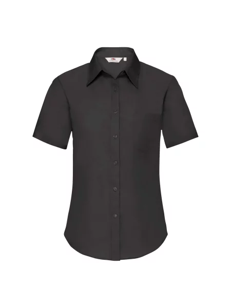 Kratek srajca Fruit Of The Loom poplin siva