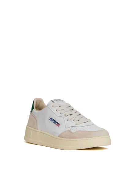 Sneakers Autry Medalist Low Man Leat/ Suede Wht/ Amaz EUR 45 białe
