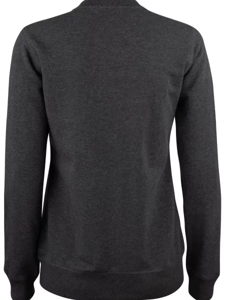 Clique Premium OC Kardigan z bawełny organicznej – anthracite melange szary