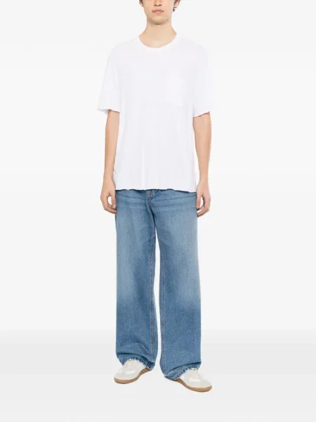Tricou James Perse din jerseu alb