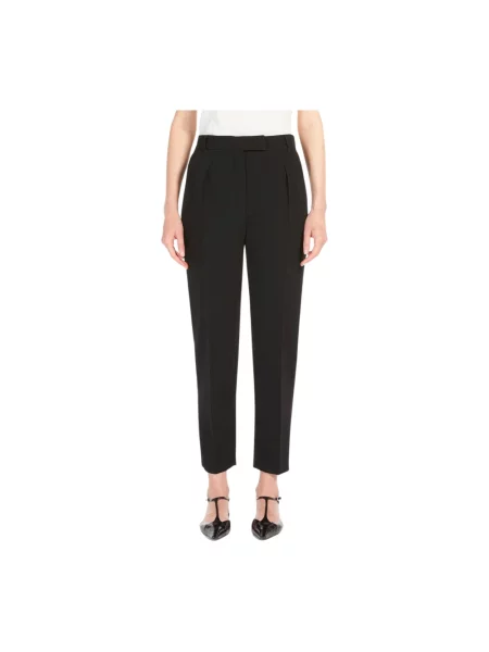 Spodnie Max Mara czarne