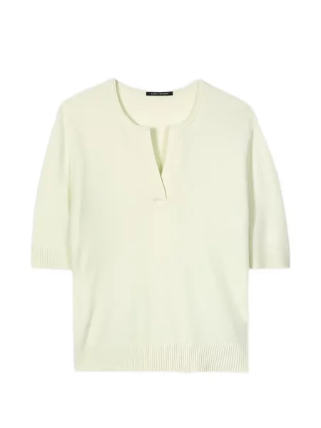 Pulover Luisa Cerano scurt galben