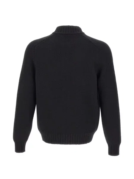 Gulerat cardigan Gran Sasso negru