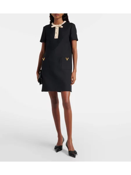 Rochie Valentino din crep negru