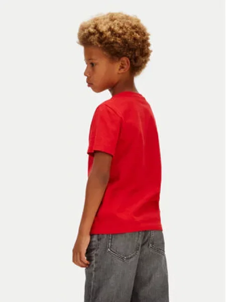 Dětské tričko Calvin Klein Jeans červené