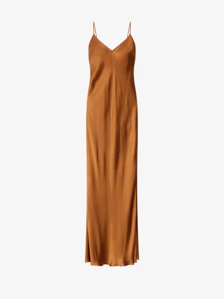 Φόρεμα Isabel Marant καφέ