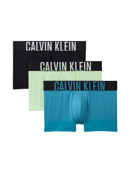 Calvin Klein Underwear Boksarice Intense Power modra / zelena / črna bela