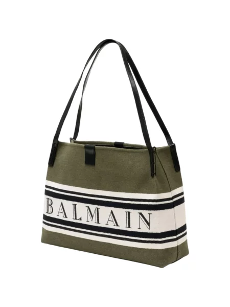 Geantă shopper Balmain verde