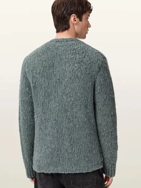 AllSaints kardigan z dodatkiem wełny zielony