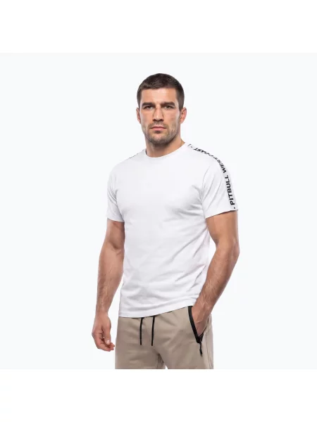 Tricou pentru bărbați Pitbull West Coast Tape white alb