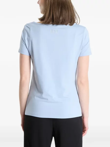 Vještački dijamant majica Ea7 Emporio Armani plava