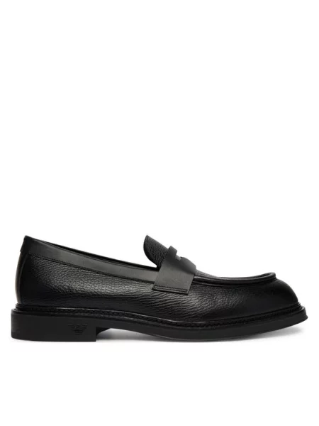 Emporio Armani Loafersy czarny