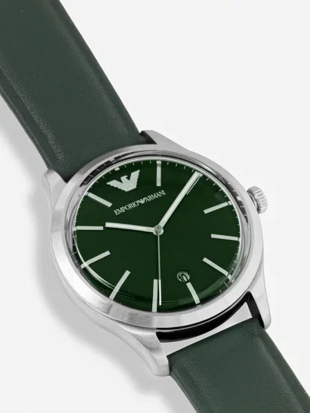 Emporio Armani hodinky Dario zelené