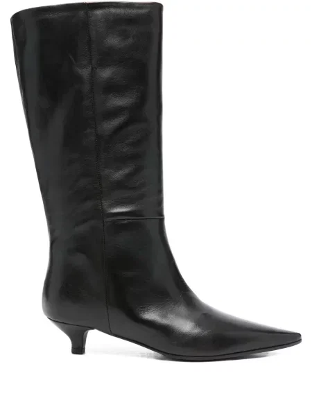 Botine Thea Mika din piele negru