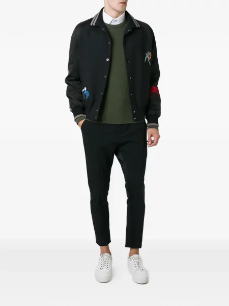 Geacă Lanvin cu broderie negru