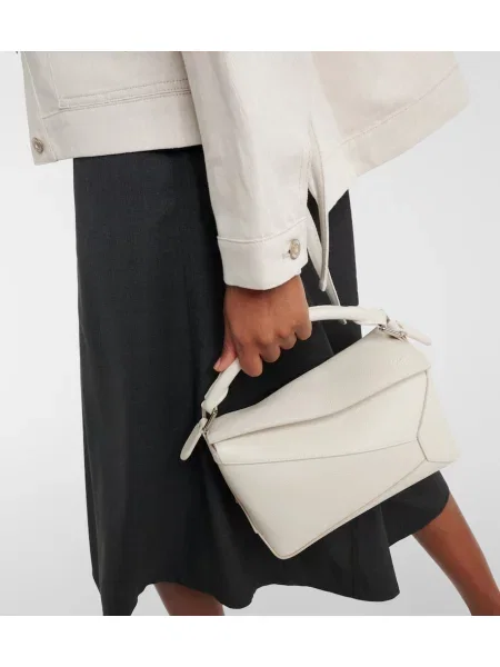 Geanta de piele Loewe din piele alb