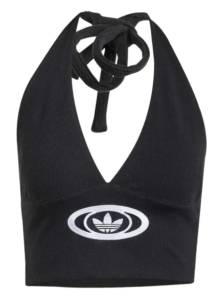 Satenska prugasta jakna Adidas plava