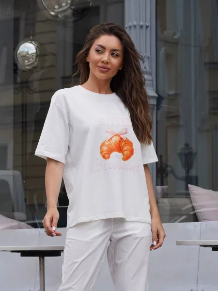 Футболка Teamv белая