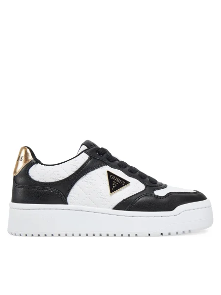 Guess Sneakersy Čierna biela