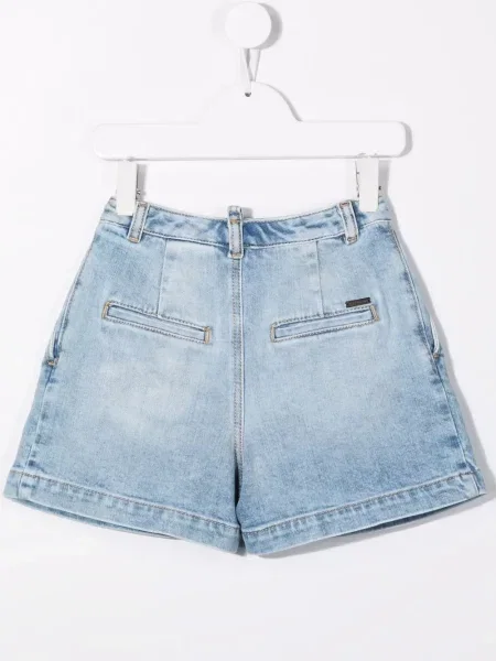 Szorty jeansowe dziecięce Dsquared2 niebieskie