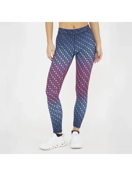Legginsy treningowe NETMESH niebieskie