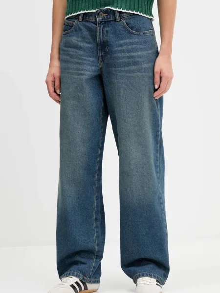 Дънки Dickies HERNDON с висока талия синьо