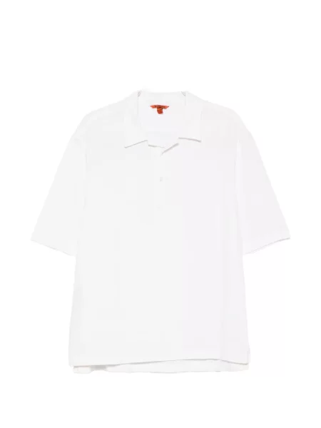 Gulerat polo Barena alb