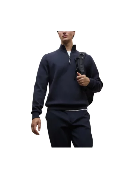 Bluza z kapturem Ecoalf niebieska