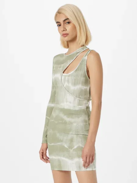 Nasty Gal Ruha khaki fehér