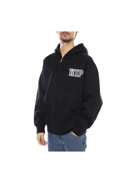 Bluza z kapturem Carhartt Wip z kapturem z kamieniami czarna