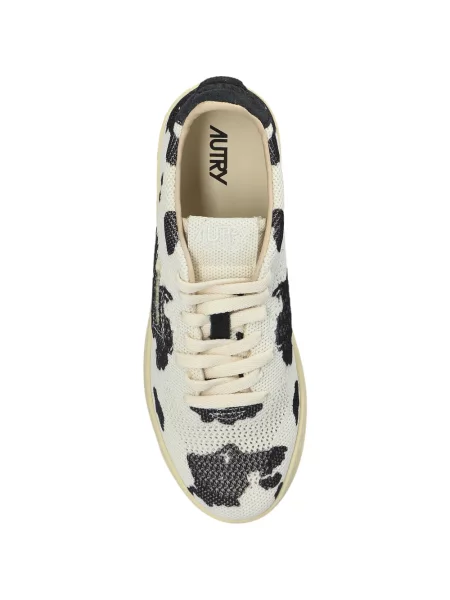 Sneakerși Autry cu imagine alb