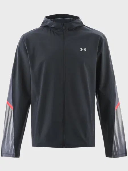 Вітровка Under Armour з капюшоном чорна