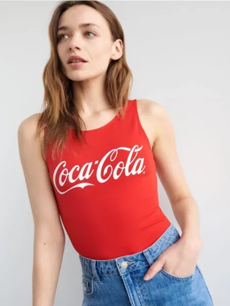 Боді з Coca-Cola червоний