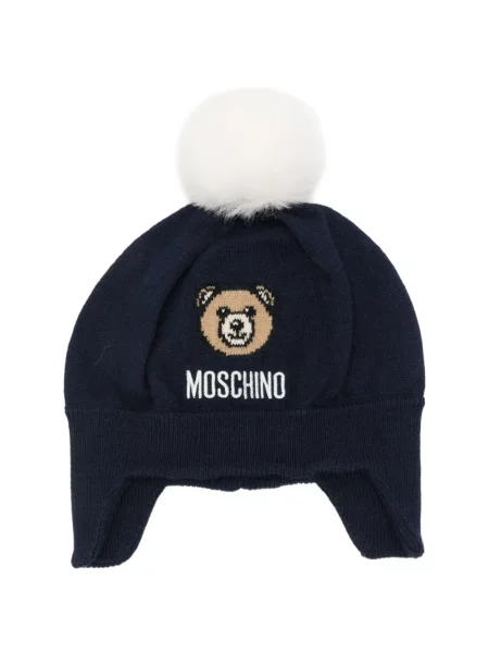 Czapka dziecięca Moschino niebieska