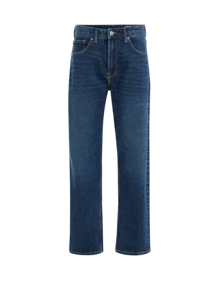 WE Fashion Jeans închis albastru